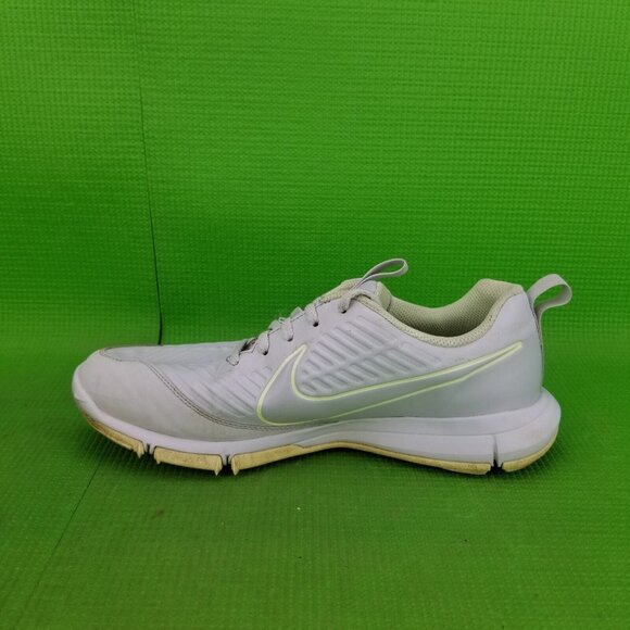 ✅Nike Women's 8.5 Explorer 2 Golf Shoes/Sneakers Pure Platinum Volt -AA1846-001 - Picture 11 of 11